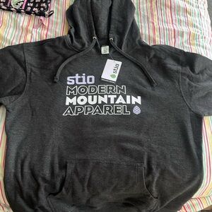 NWT-Stio women’s XL dark gray sweatshirt. Great for any season!